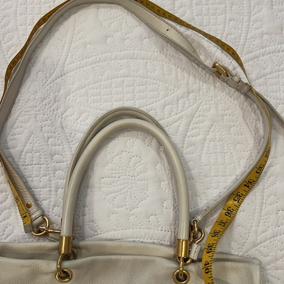 Marc By Marc Jacobs White/Bone Leather Tote - Picture 9 of 11